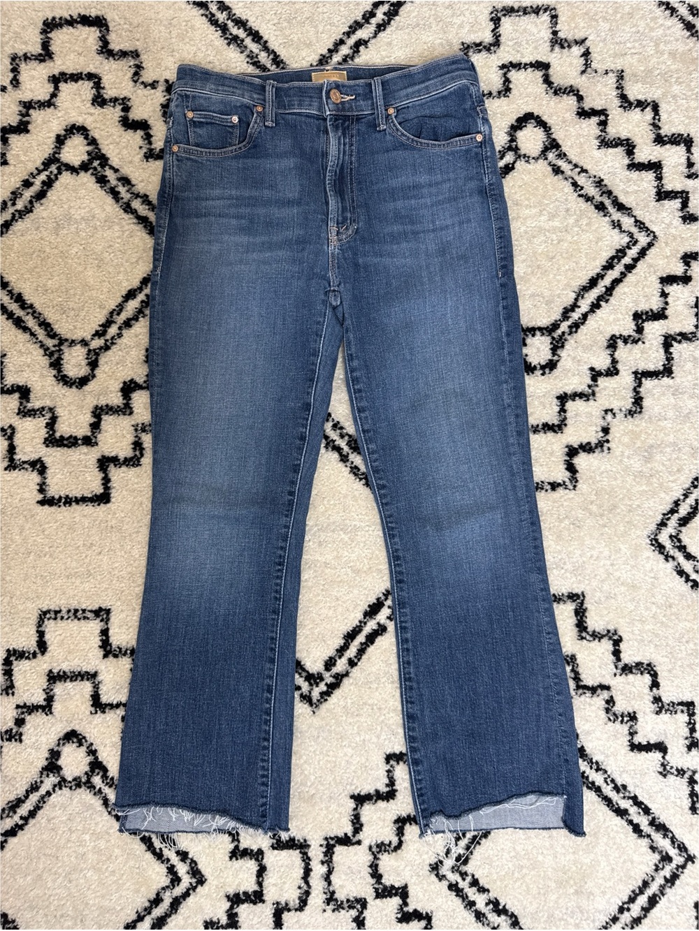 Mother Jeans The Insider Crop Step Fray in Girl Crush Size 27 - Picture 2 of 9